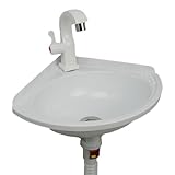 Farb waschbecken aus Kunststoff Kleines Eck Handwaschbecken,...