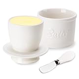 Französische Butterdose, Butterdose Keramik mit Wassergekühlt,...