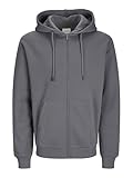 JACK & JONES Male Kapuzenjacke Einfarbig Kapuzenjacke