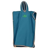 QKTYB Surf Poncho Herren Damen, Umziehhilfe Strand Erwachsene Mikrofaser...