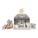 Little Dutch 4862 Holz Krippe Weihnachten