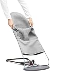 BabyBjörn Stoffsitz für Babywippe, 3D-Jersey, Hellgrau