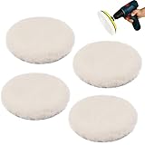 DAJASD Polierpads 125mm, 4PCS Polieraufsatz Kompatibel mit Bosch...