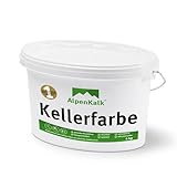 AlpenKalk Weiße Kellerfarbe I 6 kg für ca. 35m² I Hochdeckende &...