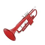 Trompete Trompete Bb B Flat RedTrumpet Brass Material Musical Trompeta Mit...