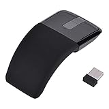 Vikye Bluetooth Arc Touch Maus, 2,4 GHz Faltbare Maus Arc Touch Maus Mäuse...