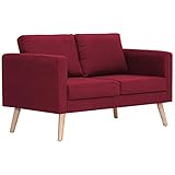 QJBSAVVA Kleine Couch Mini Couch Mini Sofa Schlafsofa - 2-Sitzer-Sofa Stoff...