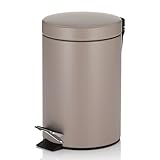 kela Kosmetikeimer Monaco, 3 L, Ø 17 cm, Metall, cashmerebraun,...