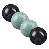 SHINEOFI 2Sätze Marmor Handbälle Runde Massagebälle zur Handübung...