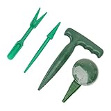IMIKEYA Gartensaatwerkzeuge Kunststoff Dibber Widger Transplantationshilfe...