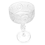 VALICLUD 1Stück Eisbecher Reliefmuster Transparente Dessertschale für...