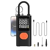 Tragbarer Reifenfüller - Luftpumpe für Auto | Reifenfüller mit digitalem...