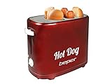 BEPER BT.150Y Hot Dog Maker mit 5 Kochstufen - Hot Dog Maschine im Vintage...