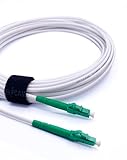 Elfcam® - LWL Glasfaser-Kabel LC/APC auf LC/APC Stecker, Simplex 9/125μm...