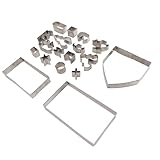 Fafeims Lebkuchenhaus-Ausstechformen-Set, Langlebiges...