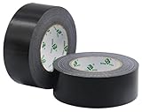 BOMEI PACK 2 Rollen Panzertape extra stark, schwarz, 50 m x 50 mm –...