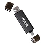 Transcend Portable SSD ESD310C 256GB Typ-A/Typ-C Kompatibel mit PS4/PS5...