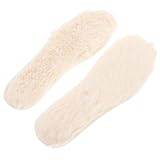 HEMOTON Kunstfell Schuh Einlegesohlen Damen Herren Dicke Winterstiefel...