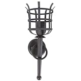 Wandleuchte Wandfackel Fackelleuchte 230V Wandlampe Rostoptik E27 Rustikal...