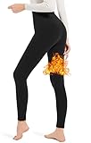 LYRIKER Thermo Leggings Gefüttert Damen Winter Fleece Thermoleggins aus...