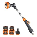 LangRay Gießstab Gartenbrause Gartenschlauch Brause 47cm zur Bewässerung...