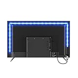 LED Strip 2m, Bluetooth USB Led Beleuchtung Hintergrundbeleuchtung für 40...