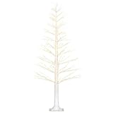 HOMCOM 150 cm Lichterbaum Kunstbaum mit 600 LED, LED Weihnachtsbaum,...