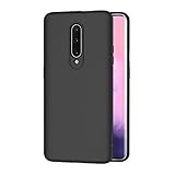AICEK Kompatibel mit OnePlus 7 Pro Hülle, Schwarz Silikon Schutzhülle...