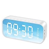 DAILIENFUS Digitaler Wecker, darunter FM-Radio, TF-Kartenunterstützung,...