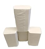 JOKOLO Handelsübliche Papierhandtücher mit Einzelfalz (V-Falz), 2-lagig,...