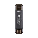 Transcend 256GB USB 10Gbps ESD310 Portable SSD Solid State Drive...