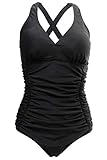 Laorchid Damen Badeanzug v Ausschnitt Einteilige Push up bademode Swimsuit...