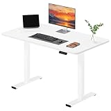 SANODESK Höhenverstellbarer Schreibtisch mit Komplett Tischplatte,...