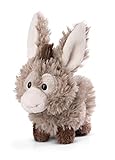 NICI 49031 Kuscheltier Esel Donkeylee 12cm grau stehend-Nachhaltiges...