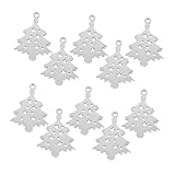 Milisten 10 Stück Teiliges Edelstahl Hundemarken mit Weihnachtsbaum...