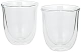 Thermisches Glas DeLonghi DLSC311 Doppelwandiges Cappuccino-Set, 2 Stück...