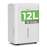 Woleix Luftentfeuchter elektrisch 12L, Entfeuchter elektrisch für Keller,...
