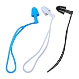 MAGICLULU 3 Paare Wasserdichte Silikon Schwimm Ohrstöpsel für Erwachsene...