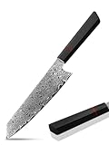 Japanisches Kiritsuke Damastmesser Scharf Küchenmesser: 20 Cm Damast Stahl...