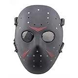 haoYK CS Games Jason Metall Mesh Maske Schutz Vollgesicht Schutzmaske für...