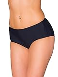 Aquarti Bikinihose Damen mit Mittelhohem Bund – Klassische Bikinihosen...