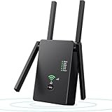 WLAN Repeater AC1200 WLAN Verstärker 5GHz/867Mbit/s 2,4GHz/300Mbit/s, WiFi...