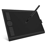 GAOMON M10K PRO 10” X 6,25' Zeichentablett mit Touch Ring, arbeitet mit...