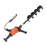 Elektrische Grubenbohrmaschine 1.9kw Garten Elektrische Erdbohrer mit 800mm...