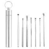 CLISPEED 7 Stück Teiliges Edelstahl Ohrlöffel zur Ohrenschmalzentfernung...