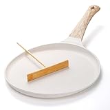 Hiceeden Antihaft Crepe Pfanne, 26cm Pfannkuchen flache Pfanne mit...