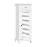 VASAGLE Badezimmerschrank, Badschrank schmal, Aufbewahrungsschrank, kleiner...
