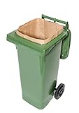 120 Lt. kompostierbare Papiersäcke für Biotonnen, 1-lagig, reißfest &...