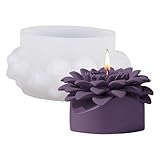 Blumensäulen-Formen für Epoxidharz, Seife, geprägte Blume, Zylinderform,...
