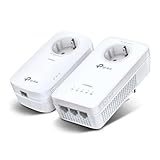 Akku – Powerline-Adapter mit integrierter Steckdose, 3...